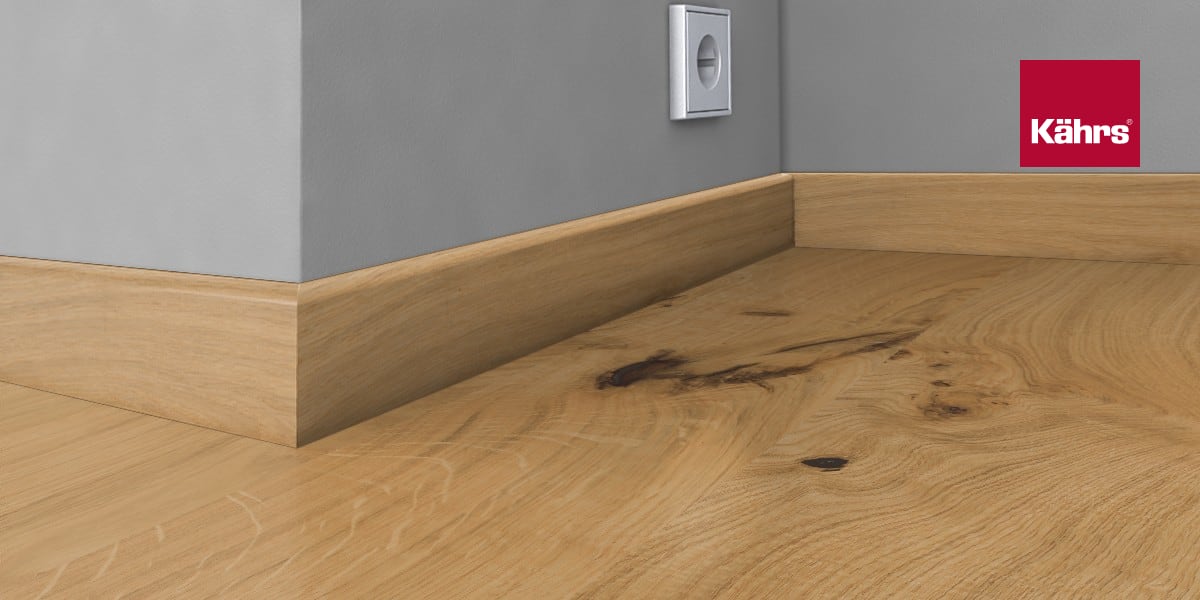 Sockelleiste 2 Eiche Mattlack (ab 4,17 €/Lfm)