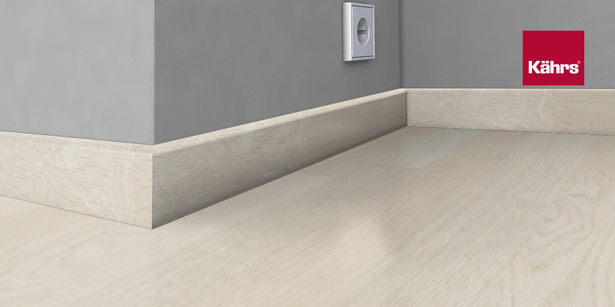 Sockelleiste 50 Weiß MDF-Kern Mattlack (ab 5,02 €/Lfm)