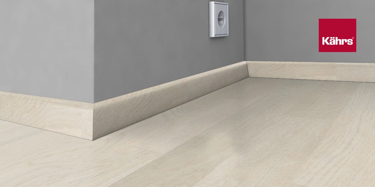 Sockelleiste 50 Weiß MDF-Kern Mattlack (ab 5,02 €/Lfm)